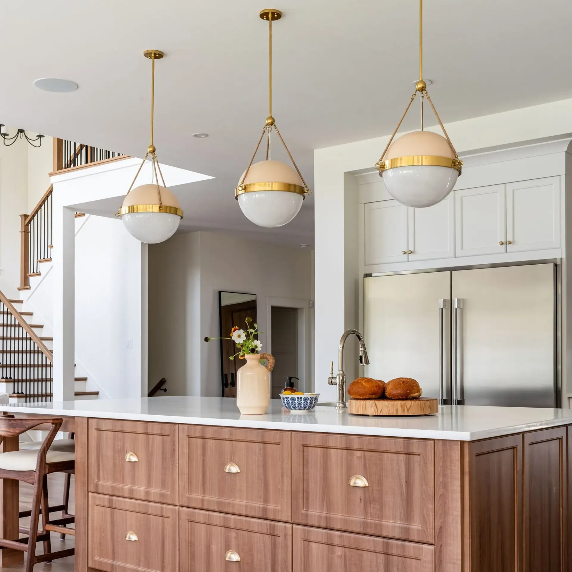 Kitchen display with premium faucets and fixtures at European Kitchen & BathWorks